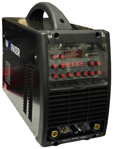 WORKER сварочный инвертор 518205 Сварочный аппарат TC205 AC/DC WORKER (MMA/TIG/CUT)