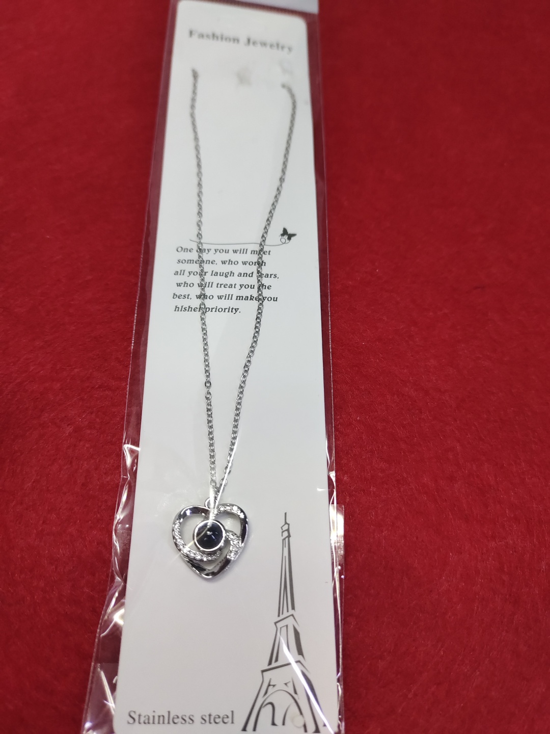 Stainless Steel длина 40 см бижутерный сплав, кристаллы Swarovski