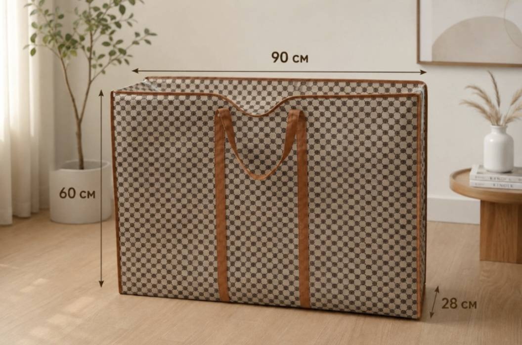 Хозяйственная сумка 100 л 60x90x28 см, полипропилен