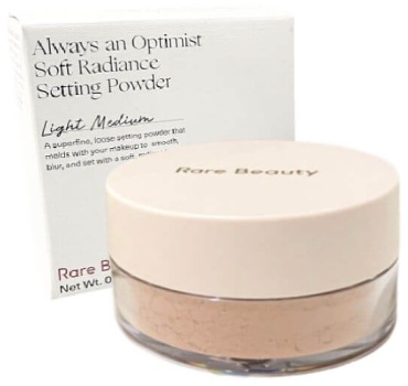 Пудра Rare Beauty Always an Optimist Soft Radiance Setting Powder рассыпчатая Light Medium светло-бежевый