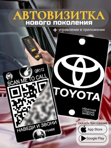 Автомобильная визитка 240013 черный