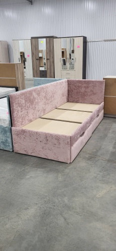 Кровать Q-SAV Leo pink односпальная, 80x200 см (без матраса, без подъёмного механизма) розовый
