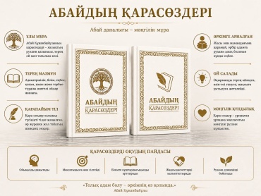 Абай Кунанбайулы: Қара сөздер