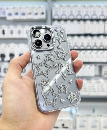 Чехол Diamond для Apple iPhone 16 Pro Max прозрачный
