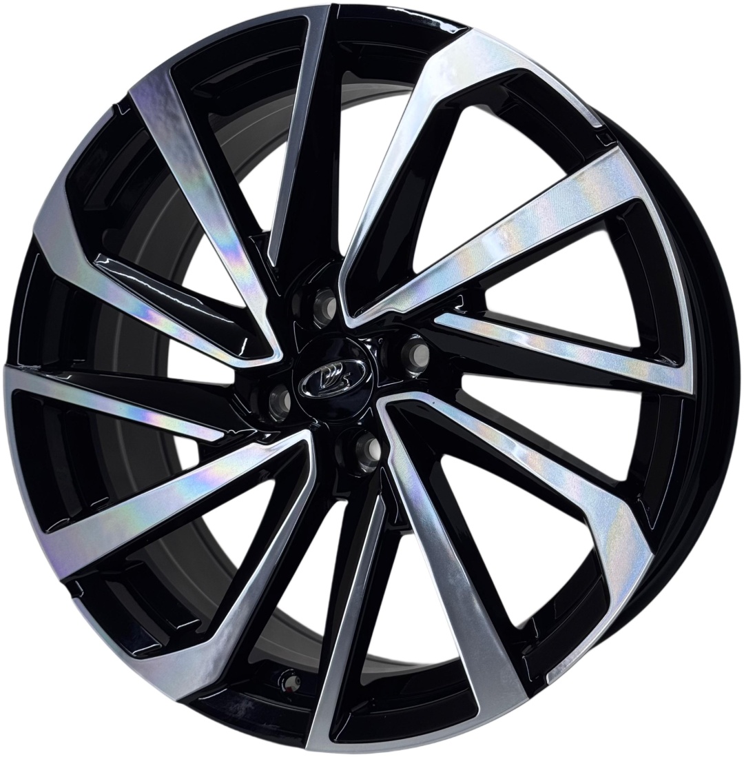 Yixing 1353 WestWheelsShop 6.5x16/4x98 D58.6 ET33 4 диска черный, хром