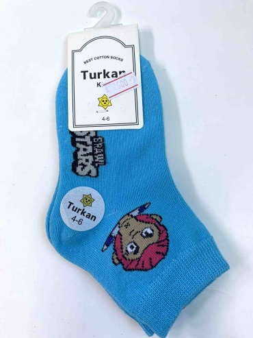 Носки Turkan 8084 голубой 14, 16