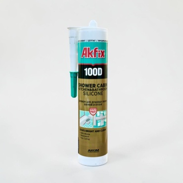 Герметик Akfix 100D, цвет белый 310 мл