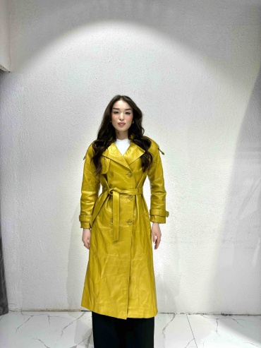 Кожаная куртка EMILIA RINZI золотистый