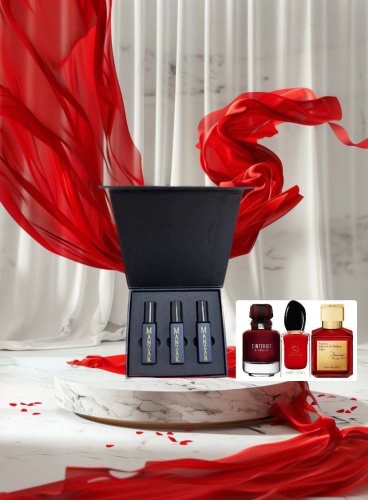 MANZAR Сет: Si Passione , L’Interdit , Baccarat Rouge 540 Extrait экстракт духов Extrait de Parfum 30 мл, для женщин