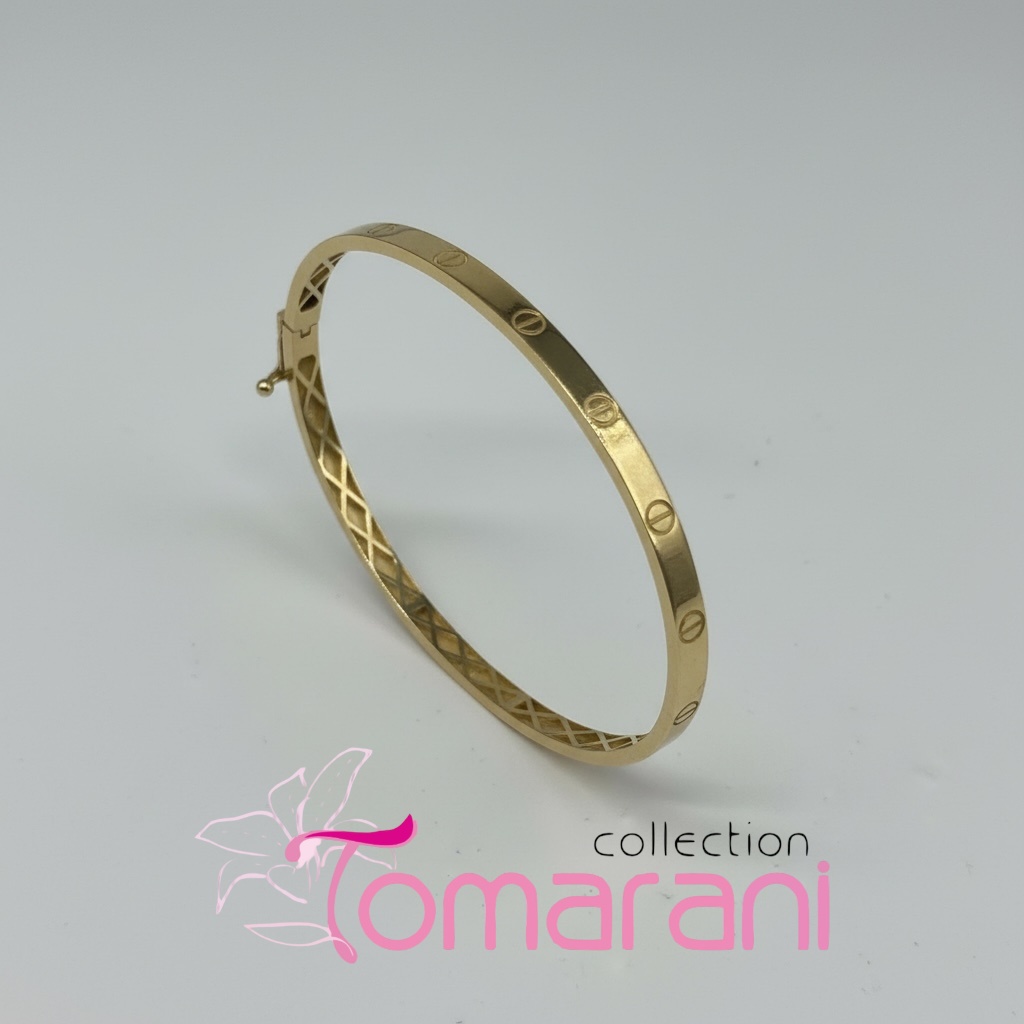 Tomarani collection TC_КартМБР_01 длина 18 см, вес 5.2 г золото, плетение обод