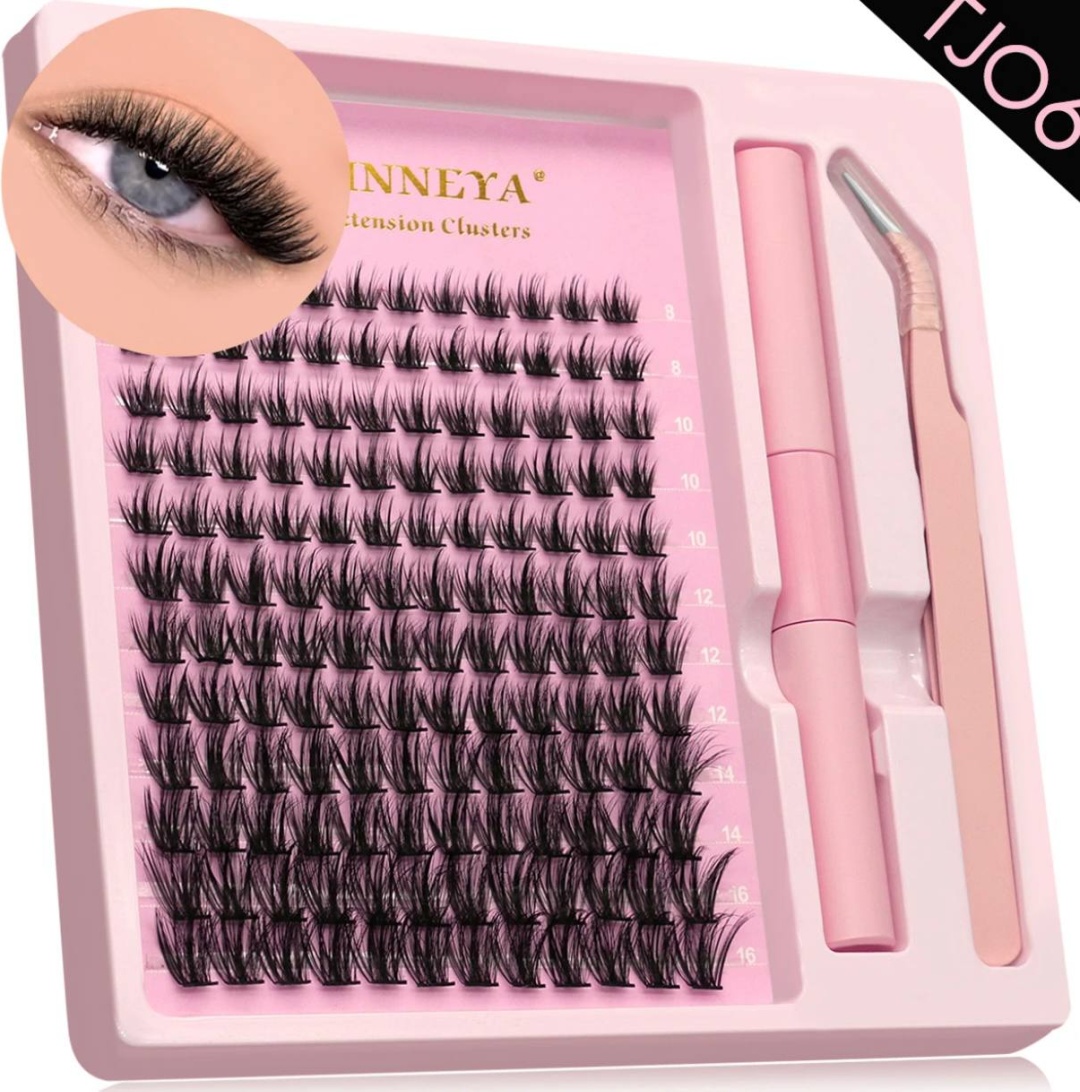 Groinneya TJ-06 пучковые C 0.03 мм черный mix 8-16 мм