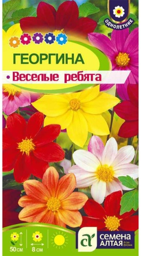 Семена Алтая георгина Веселые Ребята