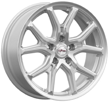 IFree Страйк (КС1080-00) 6.5x17/5x108 D60.1 ET33 4 диска черный, серебристый