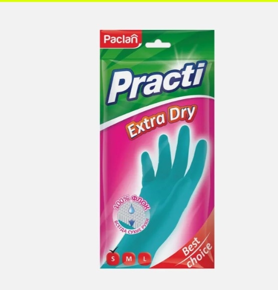 Paclan перчатки . синий 2 шт