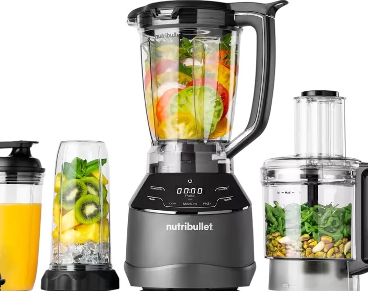 Блендер стационарный NutriBullet NBF580B черный, серый