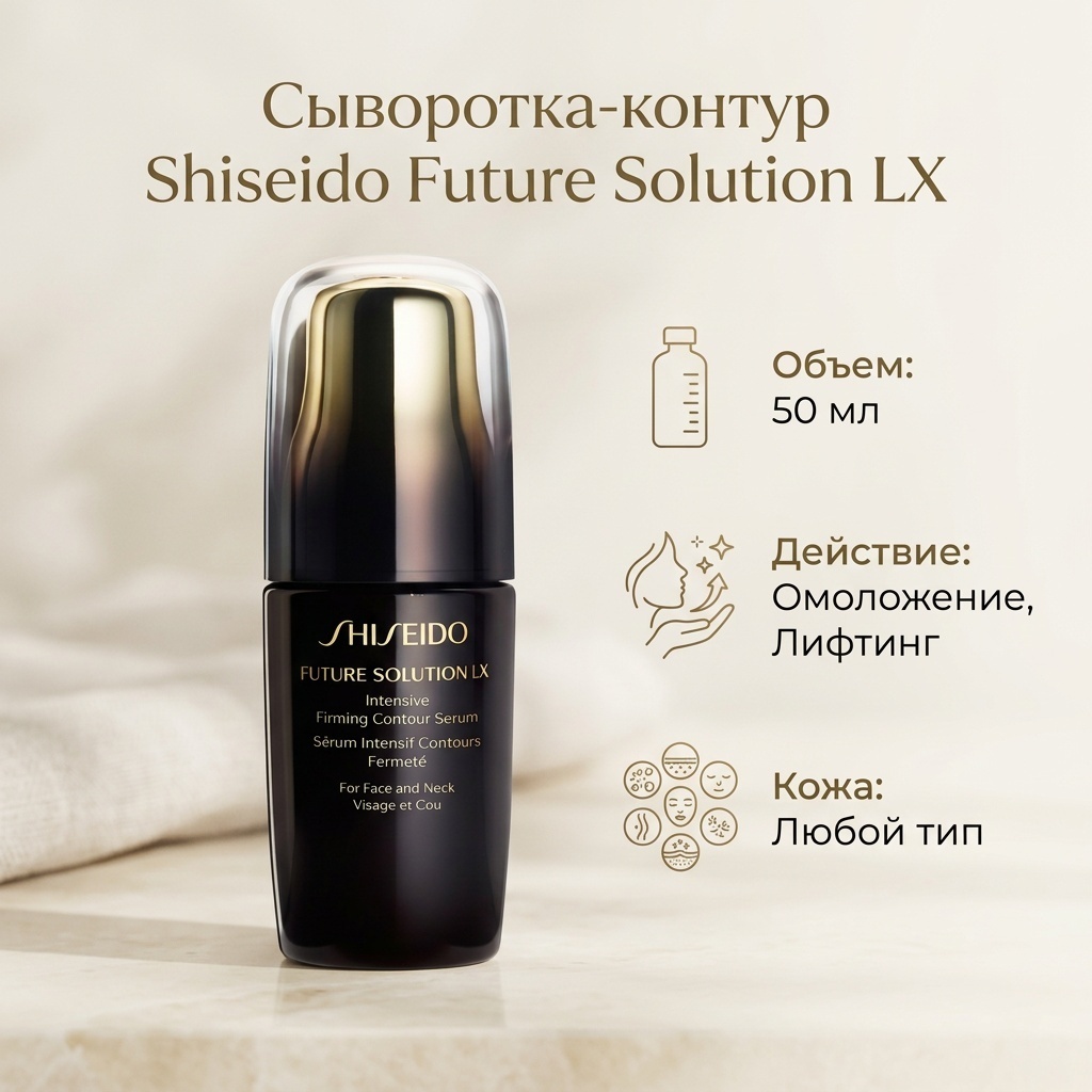 Shiseido сыворотка Future Solution LX Intensive Firming Contour для лица 50 мл