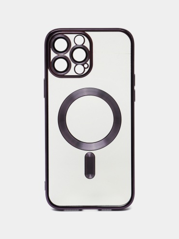 Чехол GLASS для Apple iPhone 15 Pro Max фиолетовый