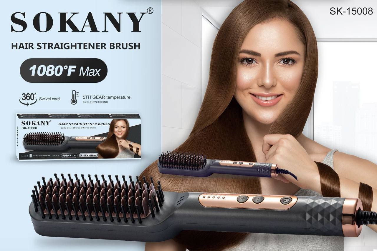 SOKANY Sk-15008 фен-щетка черный