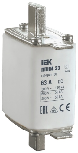 IEK предохранитель цилиндрический 1 шт, DPP10-063