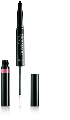 Avon Dramatic duo подводка-фломастер черный Розовый