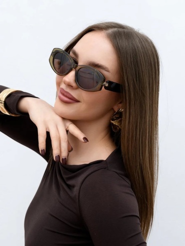 ANNA SMITH солнцезащитные очки овальные зеркальные