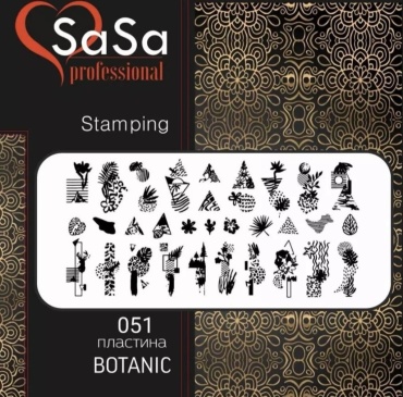 SaSa Professional пластины Ботанический сад Botanic 051