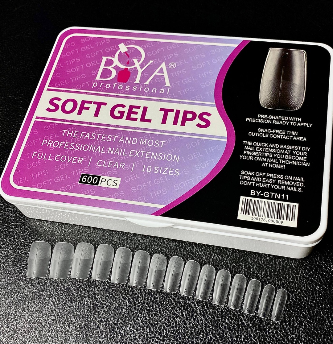 Гелевые типсы BOYA BY-GTN11 600 шт.