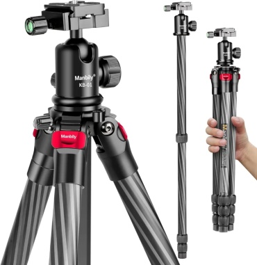 Напольный штатив Manbily YS254C+VH01 Carbon черный