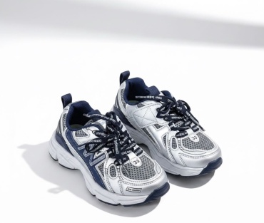 Кроссовки Kids shoes серебристый