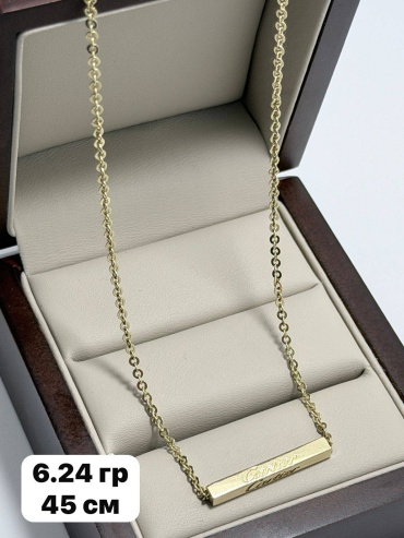 Колье Sandu gold 4856321 длина 45 см вес 6.24 г золото, без вставок