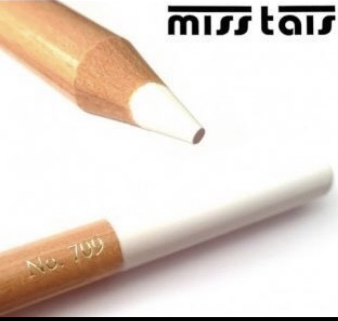 MISS TAIS Карандаш для глаз карандаш белый Белый