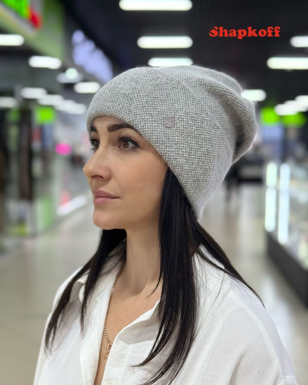 Шапка Shapkoff размер 57, 58, 59, 60, серый