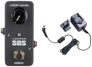 Педаль Kokko FLP2 Sos Loop Mini + адаптер питания в комплекте черный