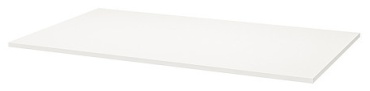 Столешница матовая IKEA TROTTEN белая столешница, ЛДСП, 140x80x2 см, белый, белый