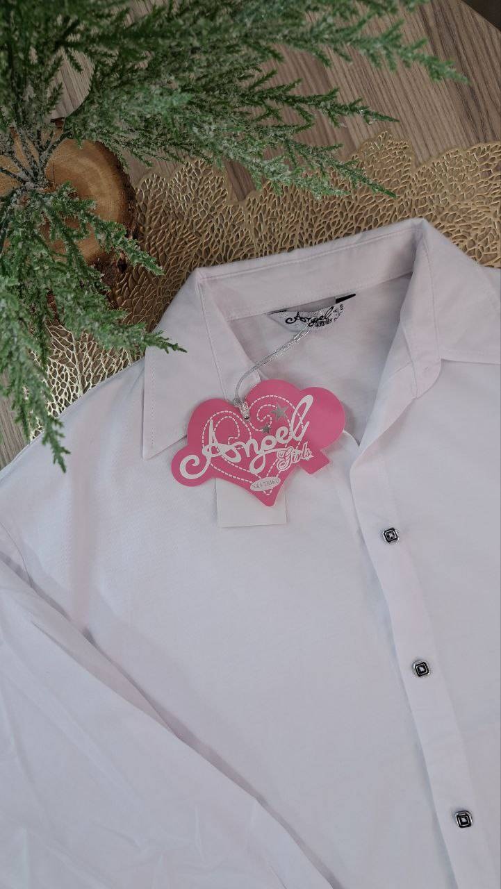 Блузка Angel Girls белый