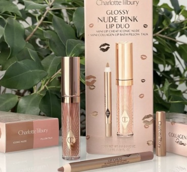 Charlotte Tilbury Charlotte Tilbury Glossy Nude Pink набор декоративной косметики для женщин