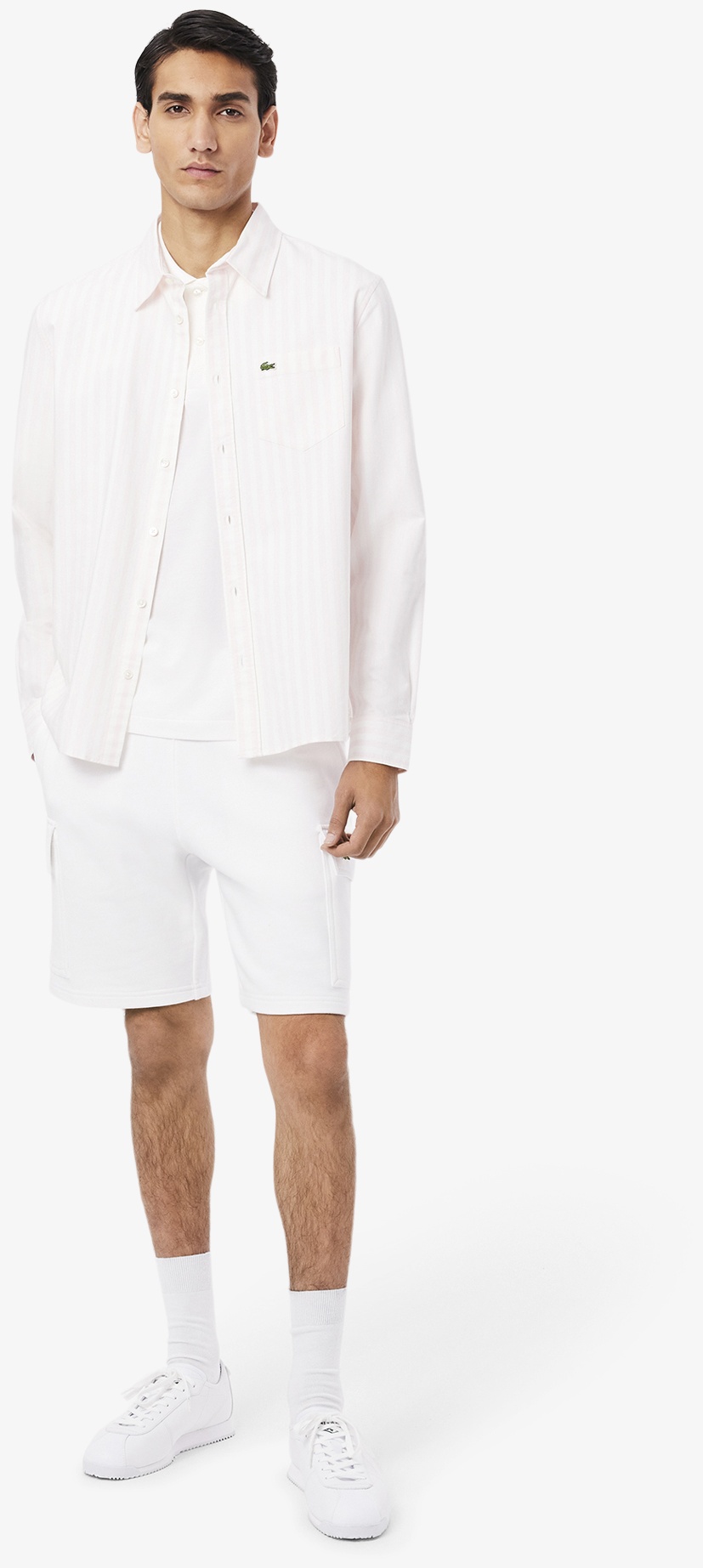 Повседневные шорты LACOSTE белый
