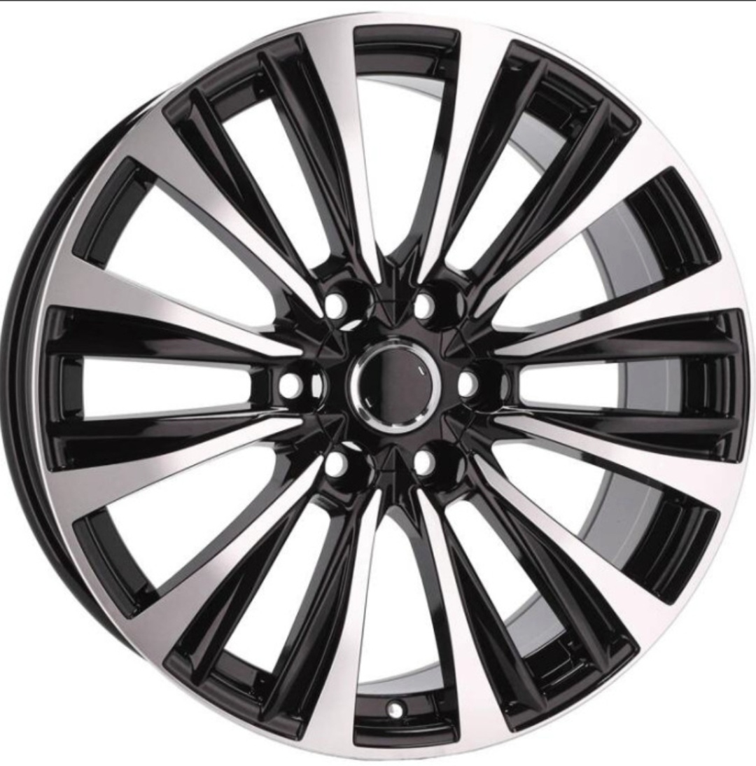 Toyota Lc300 Prado 8.5x20/6x139.7 D106.1 ET25 4 диска черный, серебристый
