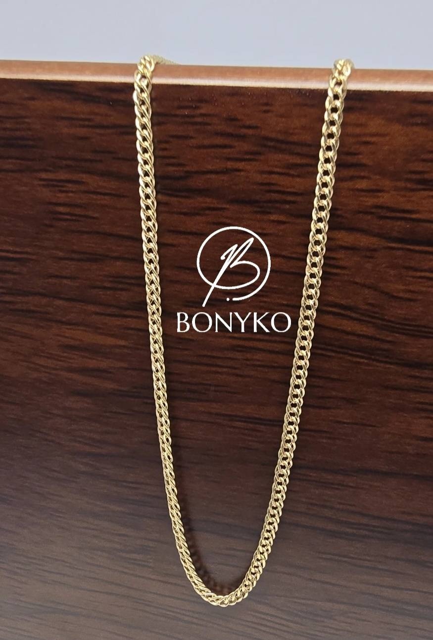 BONYKO 431887929 длина 55 см, вес 2.3 г золото, плетение двойной ромб