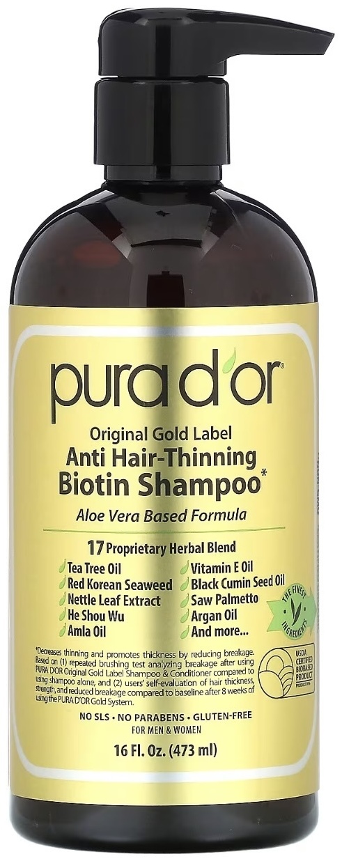 Pura Dor Original Gold Label шампунь 473 мл