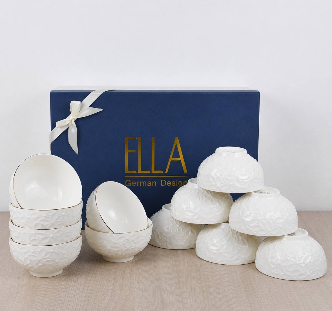 Пиала ELLA 12 шт, 250 мл, фарфор
