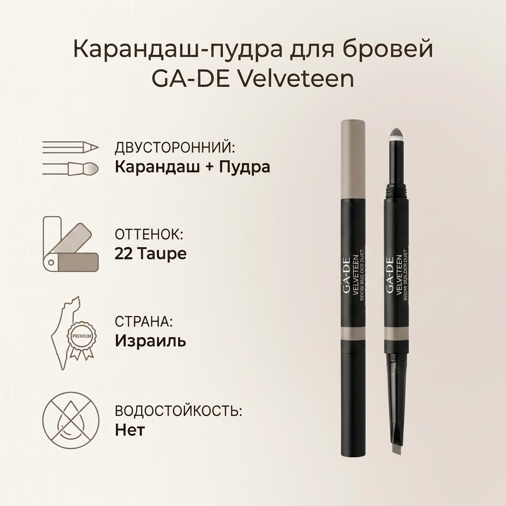 GA-DE карандаш Velveteen 22 Taupe