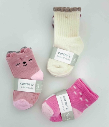 Носки carters love CL0312 3 пары мультиколор 20