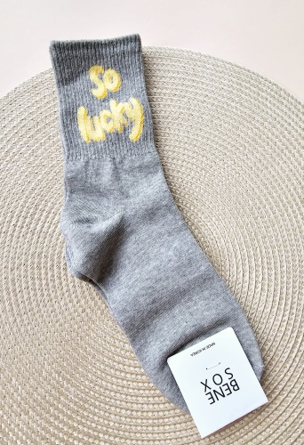 Носки Bene Sox 1 пара серый 36-40