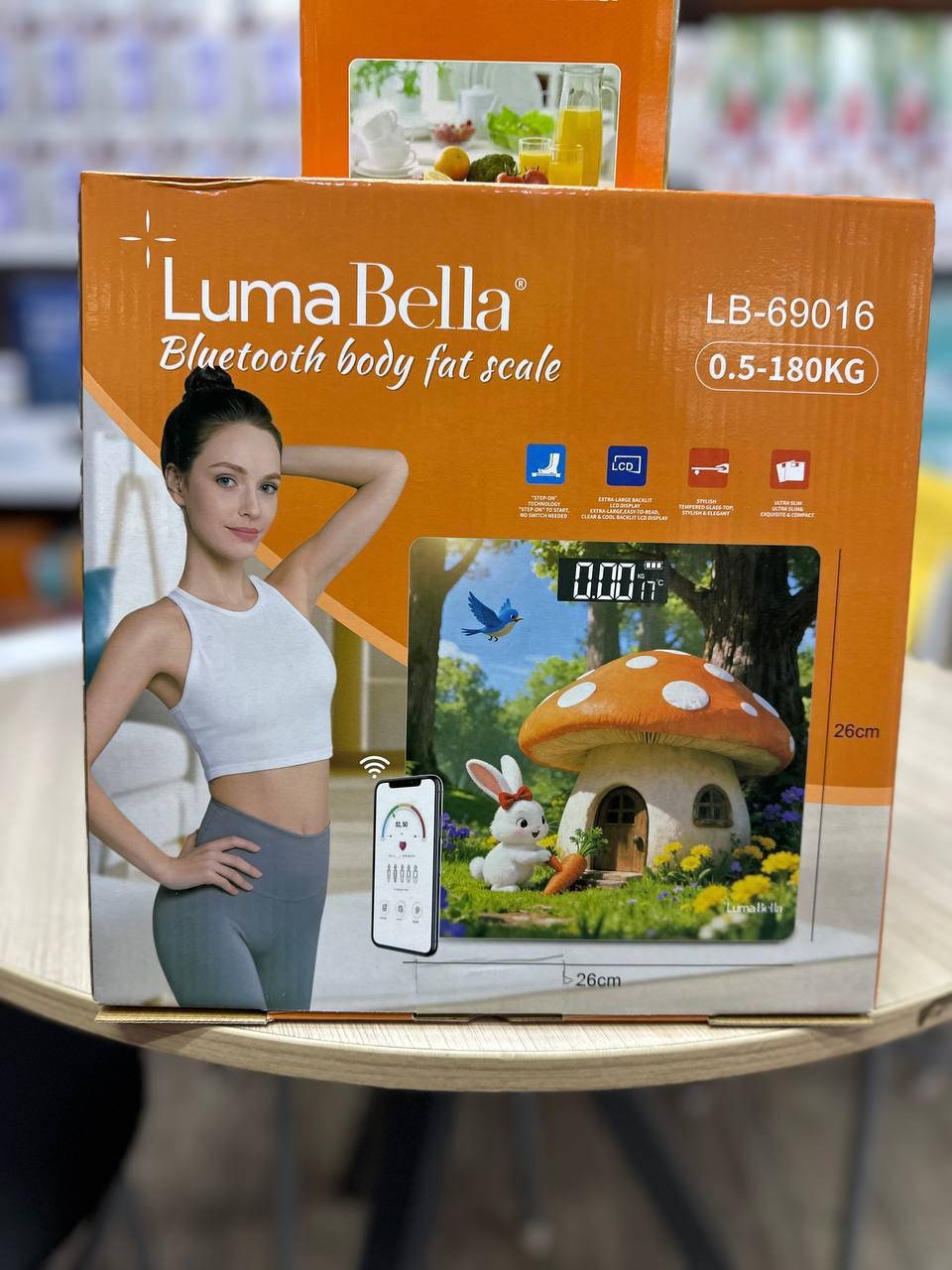Напольные весы LumaBella электронные LB 69010 до 180 кг