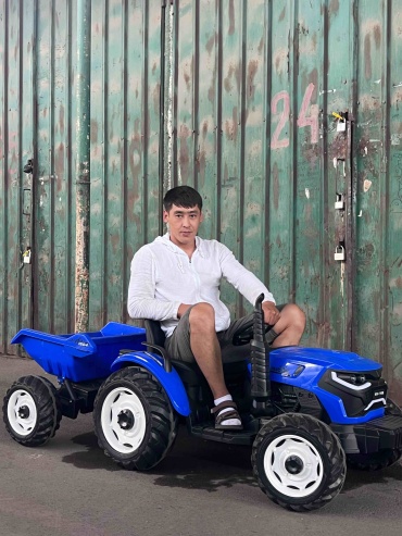 1Kids Машины Синий Трактор синий