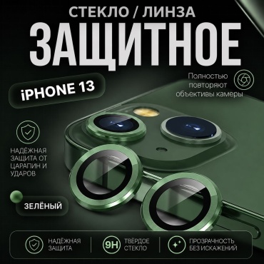 Стекло JETI & SY для Apple iPhone 13 зеленый
