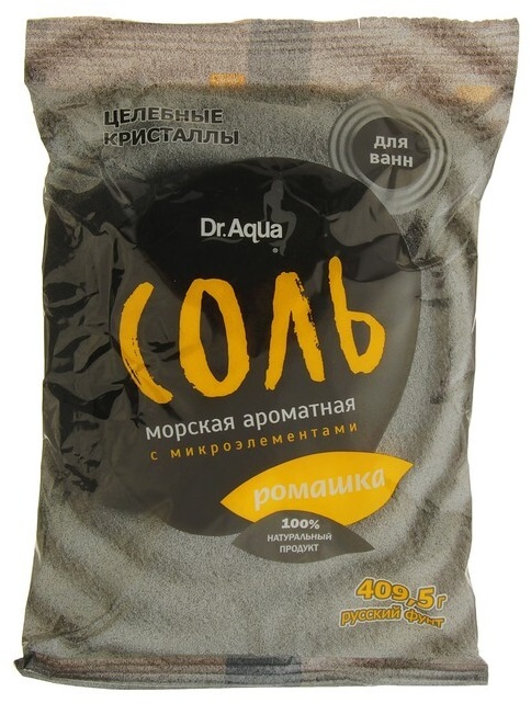 Dr. Aqua Соль морская ароматная «Ромашка» морская соль 409.5 г