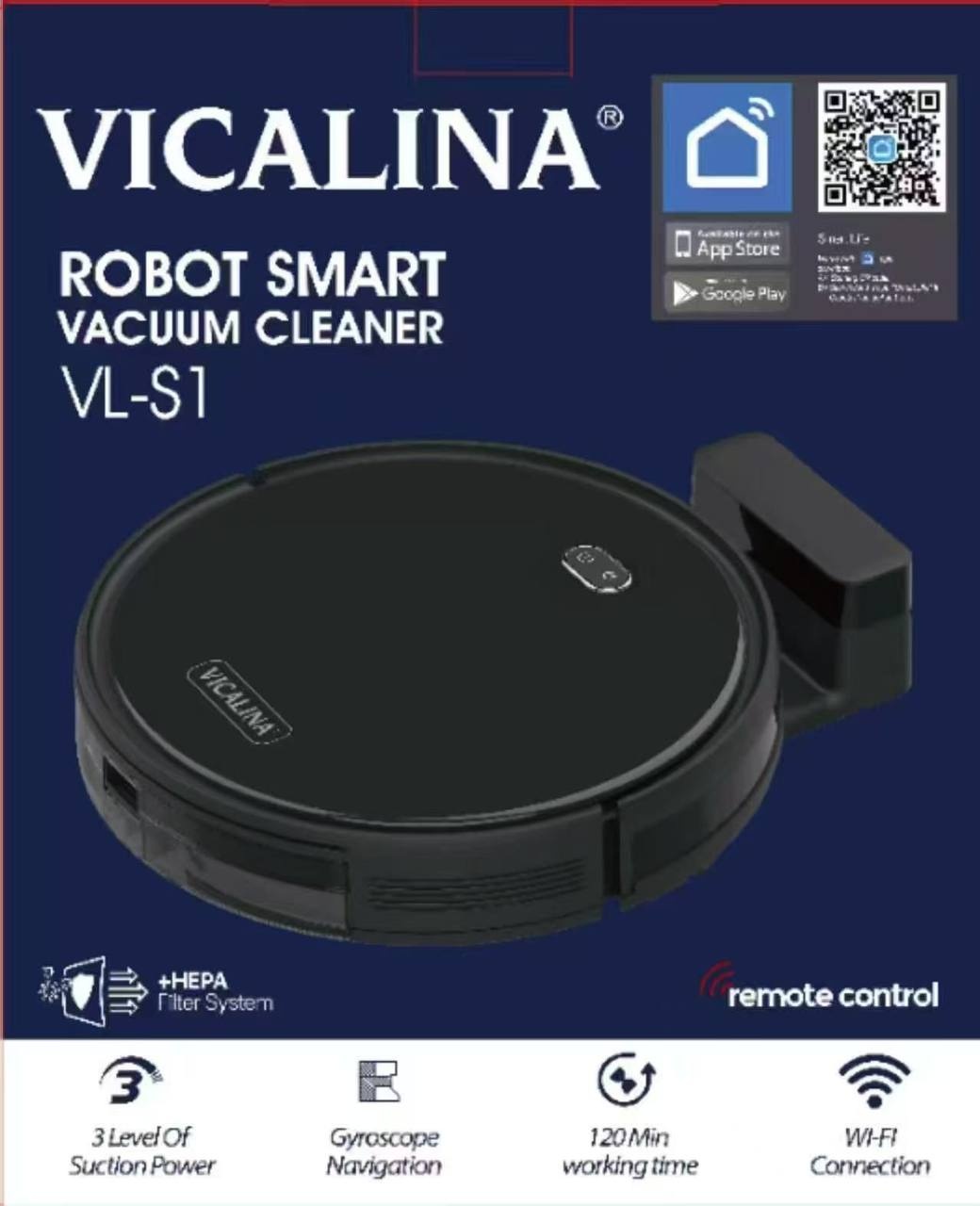 Робот-пылесос VL-S1 CHBT00007 черный