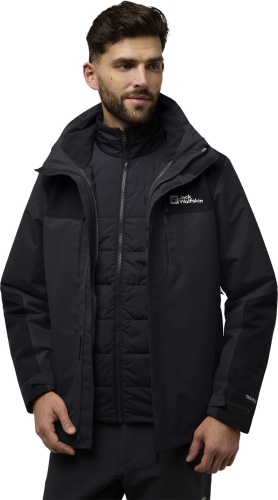 Зимняя куртка Jack Wolfskin черный